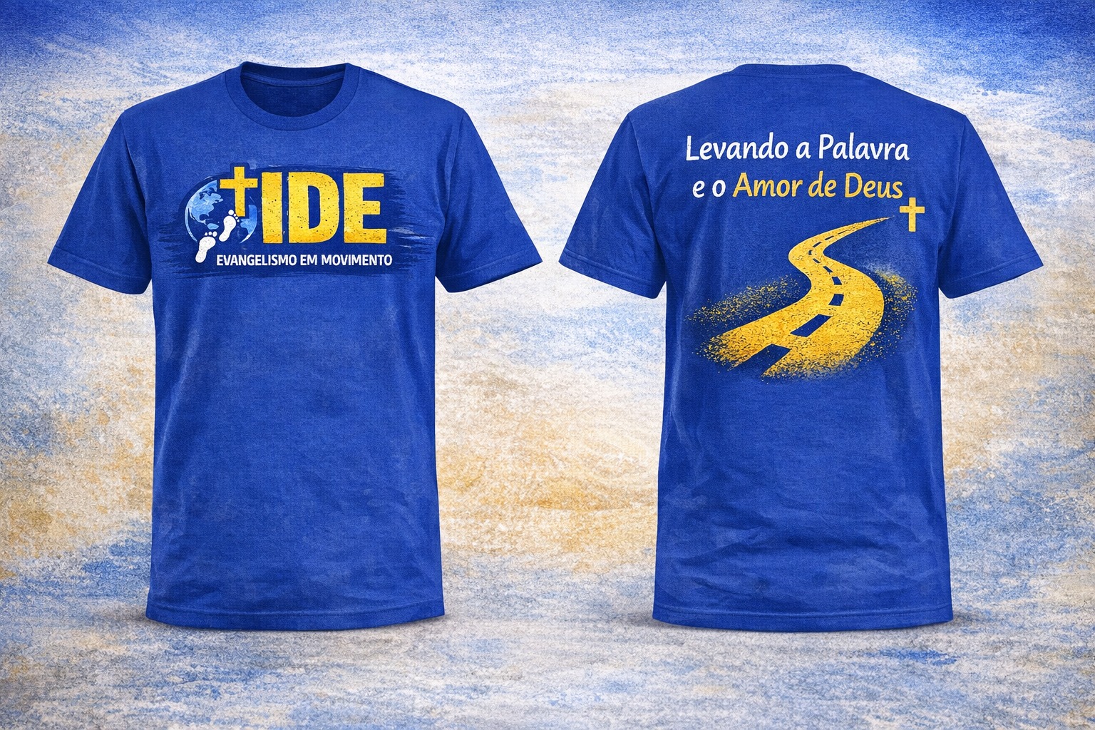 Camiseta Azul Projeto IDE